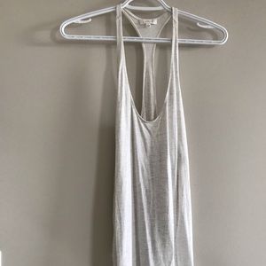 Cream Wilfred tank with side slit